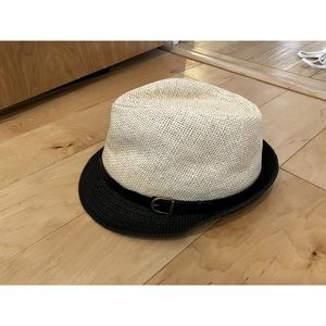 Nicole Marciano Natural & Black Fedora